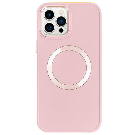 Apple iPhone 15 Pro Max Renkli Magsafe Case Pembe