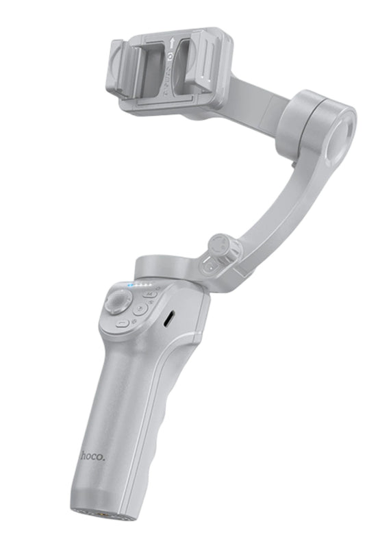 Hoco K24 360 Derece Otomatik Yüz Takipli Tripodlu Akıllı Selfie Gimbal – Gri