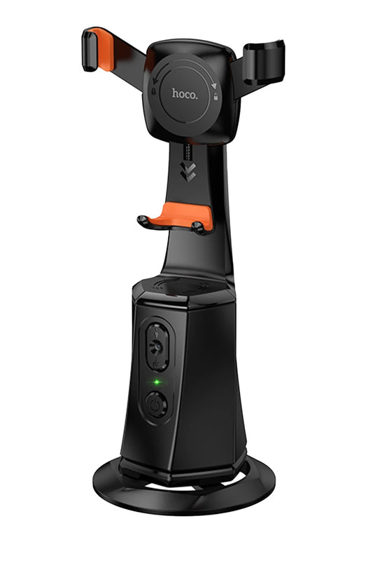 Hoco K26 Otomatik Yüz Takipli Tripodlu Akıllı Selfie Gimbal - Siyah