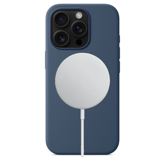 Apple iPhone 16 Pro Max Silikon Magsafe Case Kot Mavisi