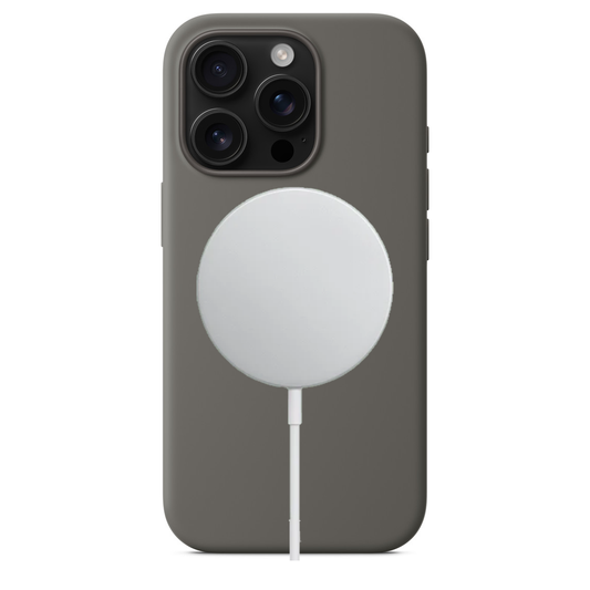 Apple iPhone 16 Pro Max Silikon Magsafe Case Taş Grisi